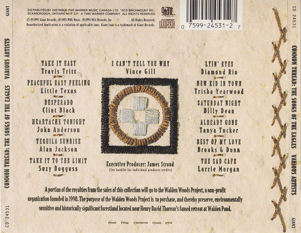 Various : Common Thread: The Songs Of The Eagles (CD, Comp)