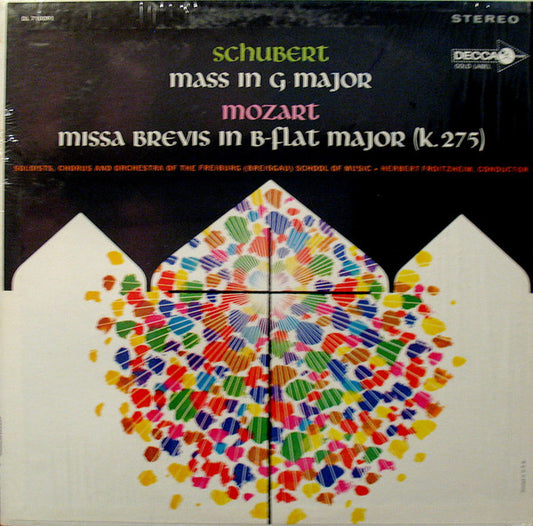 Franz Schubert, Wolfgang Amadeus Mozart : Mass In G Major/Missa Brevis In B Flat Major (LP, Album)