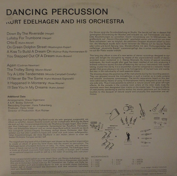 Kurt Edelhagen And His Orchestra* : Dancing Percussion (LP, Album)