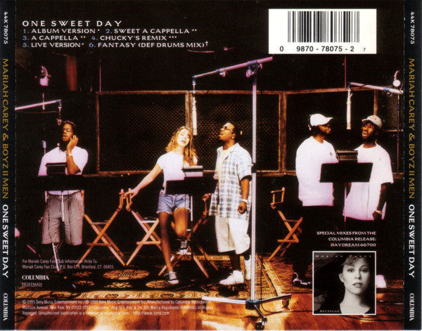Mariah Carey & Boyz II Men : One Sweet Day (CD, Maxi)
