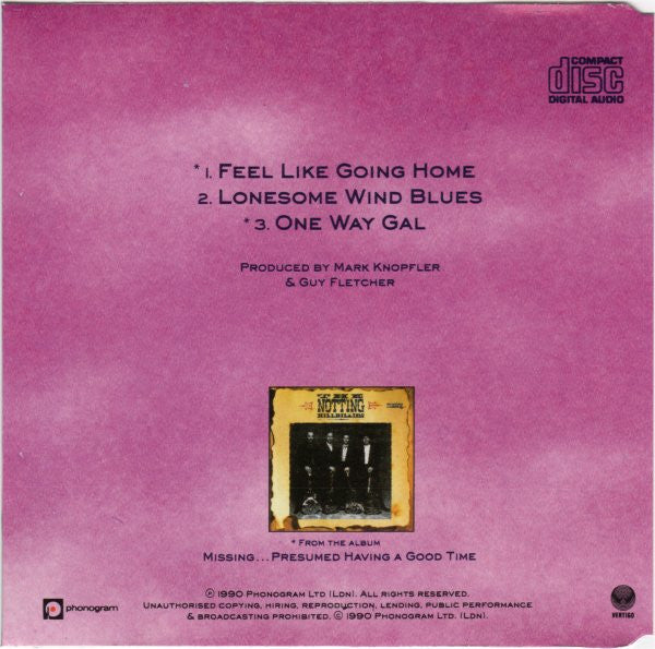 The Notting Hillbillies : Feel Like Going Home (CD, Single)