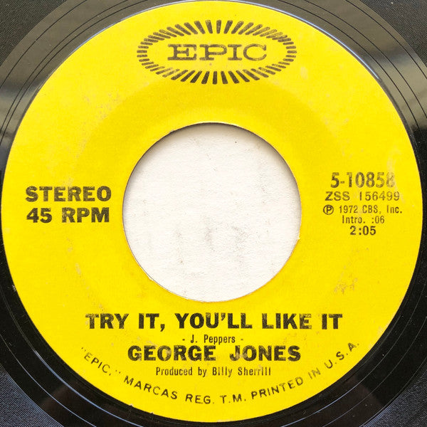 George Jones (2) : Loving You Could Never Be Better (7", Single, Styrene, Ter)
