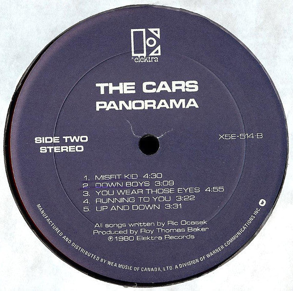The Cars : Panorama (LP, Album)