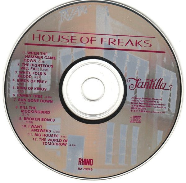 House Of Freaks : Tantilla (CD, Album)