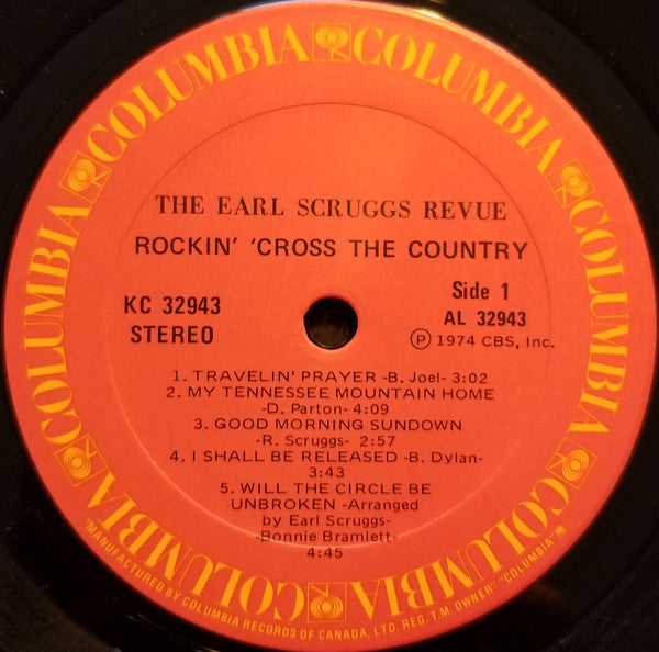 Earl Scruggs Revue : Rockin' 'Cross The Country (LP, Album)