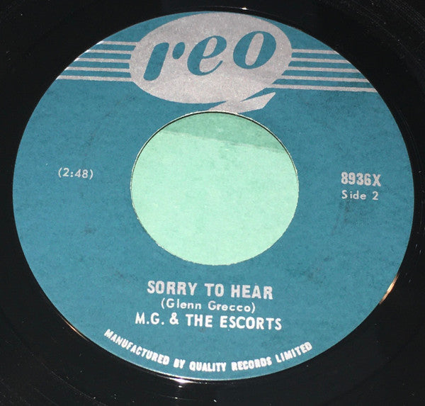 MG And The Escorts : Please Don't Ever Change (7", Single)