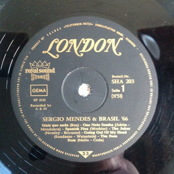 Herb Alpert Presents Sérgio Mendes & Brasil '66 : Herb Alpert Presents Sergio Mendes & Brasil '66 (LP, Album)