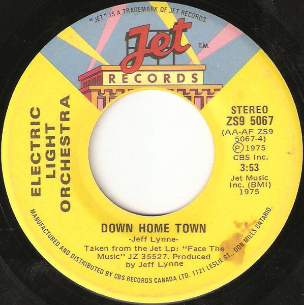 Electric Light Orchestra : Last Train To London (7", Single)
