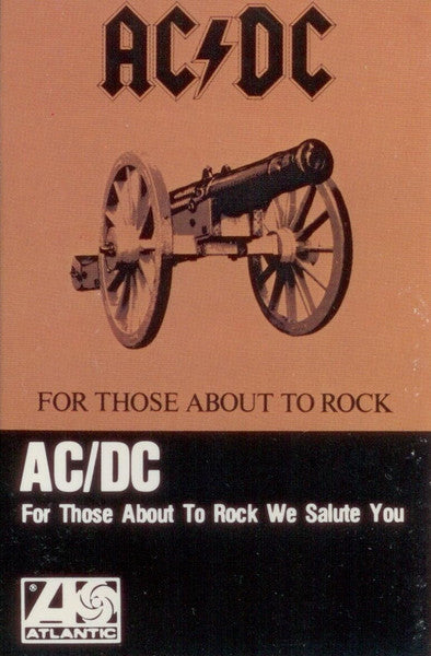 AC/DC : For Those About To Rock We Salute You (Cass, Album)