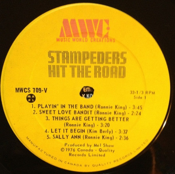Stampeders* : Hit The Road (LP, Album)