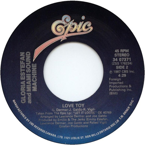 Gloria Estefan And Miami Sound Machine* : Betcha Say That (7", Single)