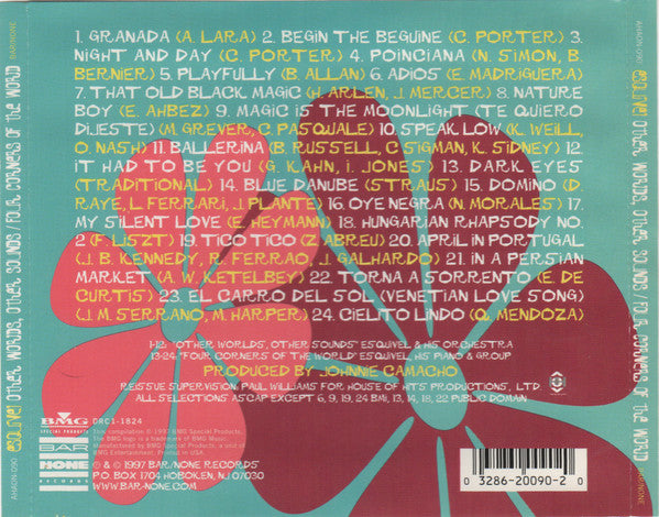 Juan Garcia Esquivel : Other Worlds, Other Sounds / Four Corners Of The World (CD, Comp)