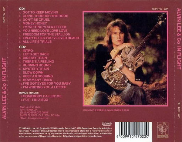 Alvin Lee & Co. : In Flight (2xCD, Album, RE)