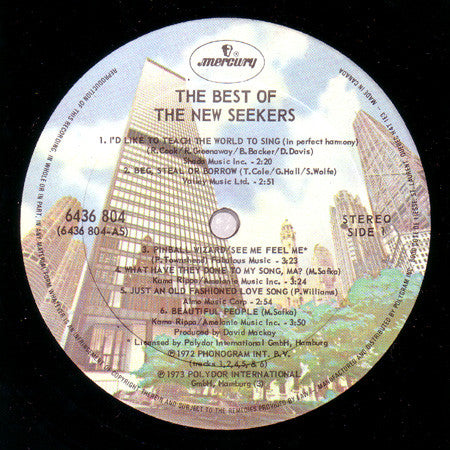 The New Seekers : The Best Of  The New Seekers (LP, Comp)