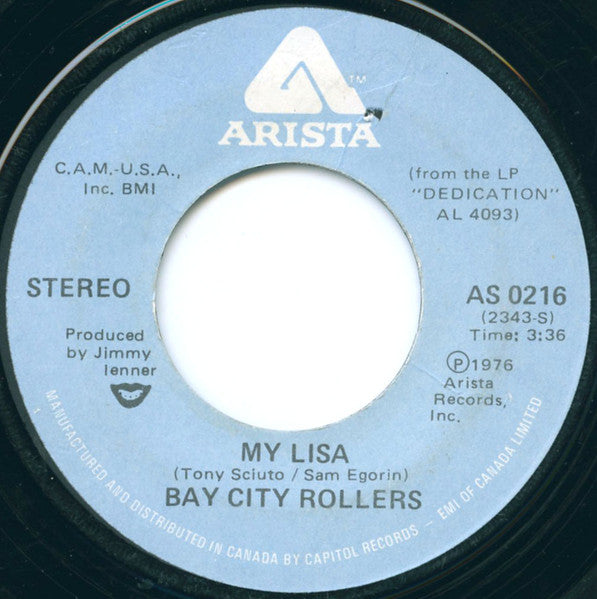 Bay City Rollers : Yesterday's Hero (7")