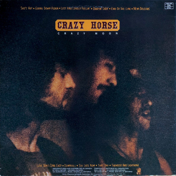 Crazy Horse : Crazy Moon (LP, Album)