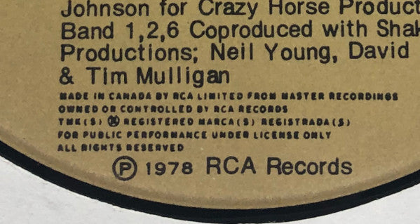 Crazy Horse : Crazy Moon (LP, Album)