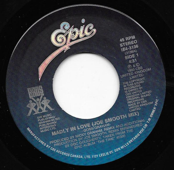 Bros : Madly In Love (7")