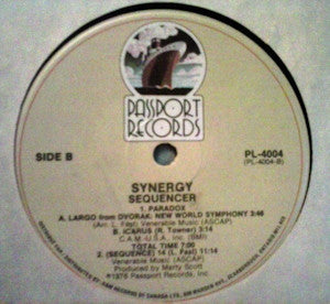 Synergy (3) : Sequencer (LP, Album, RE, Gat)