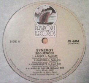 Synergy (3) : Sequencer (LP, Album, RE, Gat)