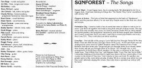 Tom Rapp / Pearls Before Swine : Sunforest (CD, Album, RE)