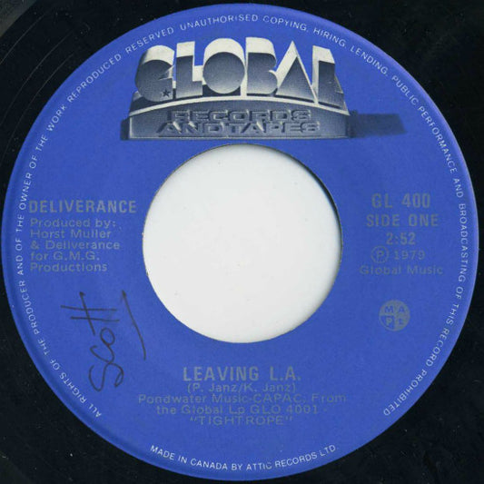 Deliverance (9) : Leaving L.A. (7")