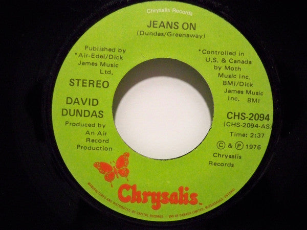 David Dundas : Jeans On (7")