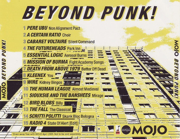 Various : Beyond Punk! (MOJO Presents 15 Tracks Of Post-Punk Noise 1978-2005) (CD, Comp)