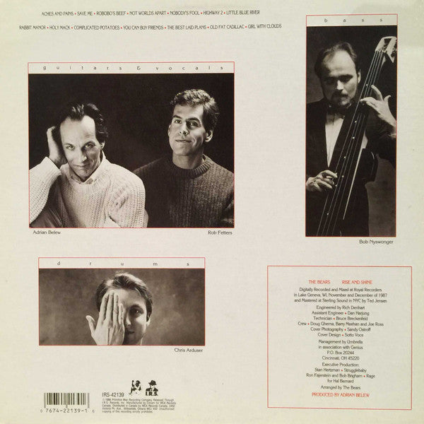 The Bears (3) : Rise And Shine (LP, Album)