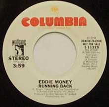Eddie Money : Running Back (7", Promo)