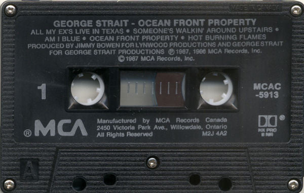 George Strait : Ocean Front Property (Cass, Album, Dol)