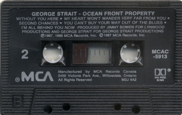 George Strait : Ocean Front Property (Cass, Album, Dol)