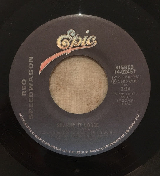REO Speedwagon : In Your Letter (7", Single)