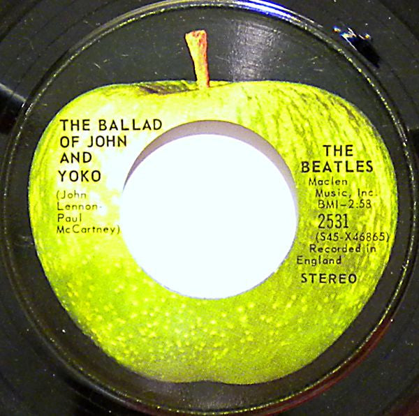 The Beatles : The Ballad Of John And Yoko / Old Brown Shoe (7", Single)
