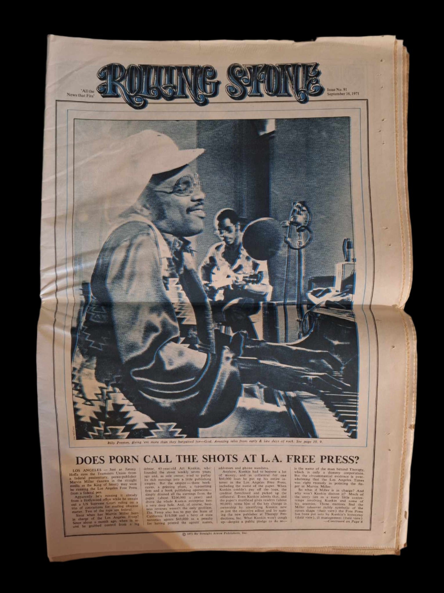 Rolling Stone Magazine – Issue No. 91 (September 16, 1971)