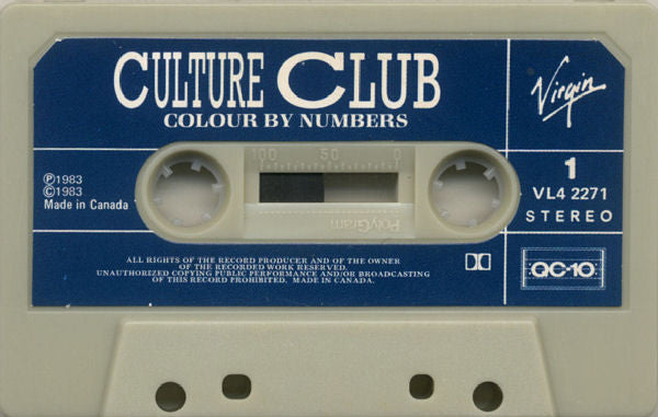 Culture Club : Colour By Numbers (Cass, Album, Pap)