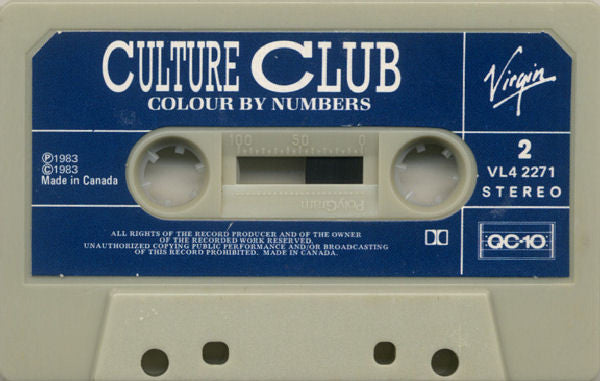 Culture Club : Colour By Numbers (Cass, Album, Pap)