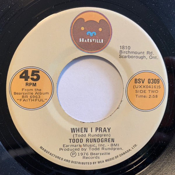 Todd Rundgren : Good Vibrations (7", Single)