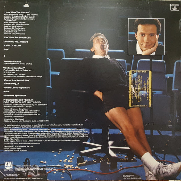 Billy Crystal : Mahvelous! (LP, Album)