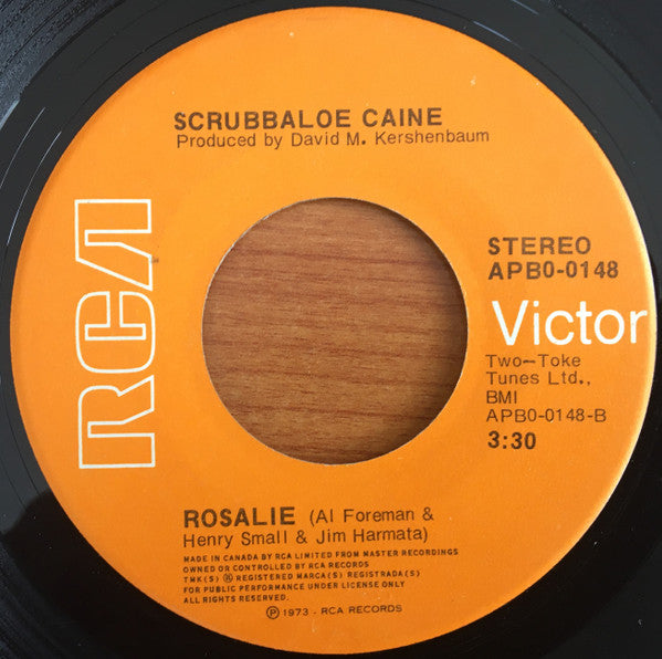 Scrubbaloe Caine : Feelin' Good On Sunday (7", Single)
