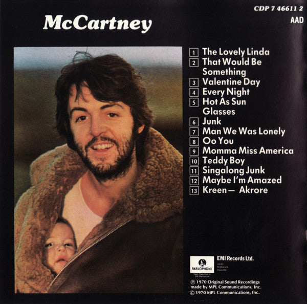 Paul McCartney : McCartney (CD, Album, RE)