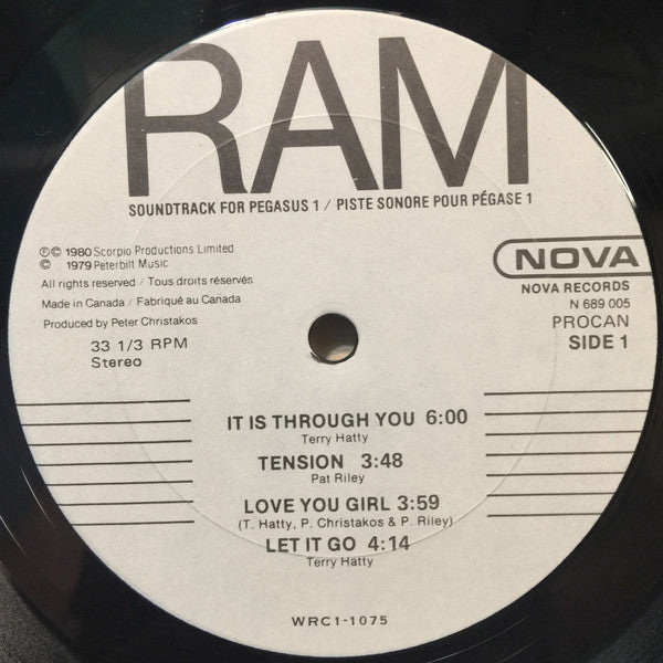 Ram (28) : Soundtrack For Pegasus 1 (LP, Album, Gat)
