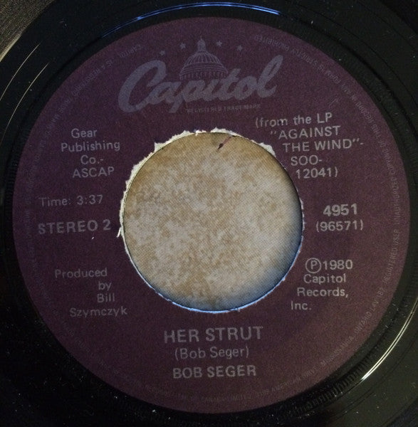 Bob Seger : The Horizontal Bop (7")