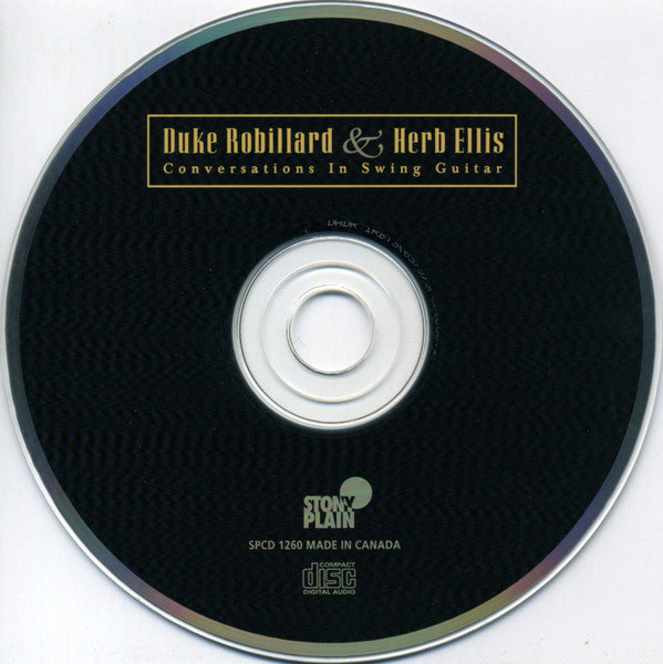 Duke Robillard And Herb Ellis : Conversations In Swing Guitar (CD, Album)