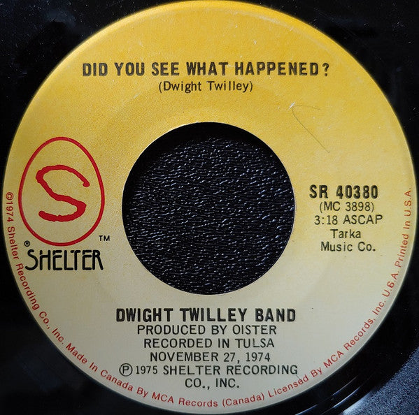 Dwight Twilley Band : I'm On Fire (7", Single)