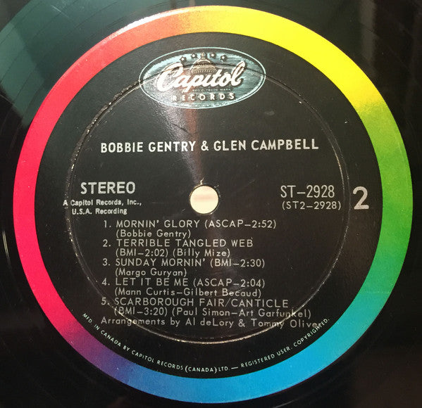 Bobbie Gentry And Glen Campbell : Bobbie Gentry & Glen Campbell (LP, Album)