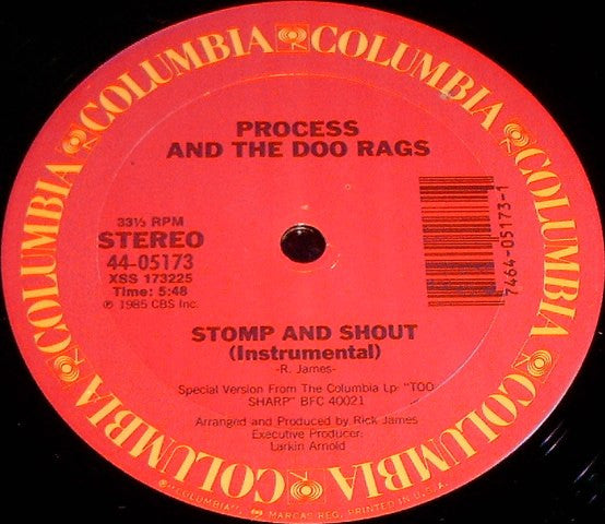 Process And The Doo Rags : Stomp And Shout (12")