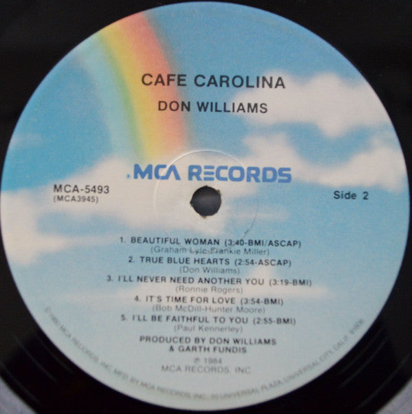 Don Williams (2) : Cafe Carolina (LP, Album)