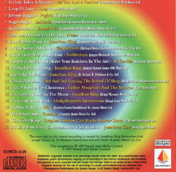 Jonathan King : Creations & Relations (CD, Comp)