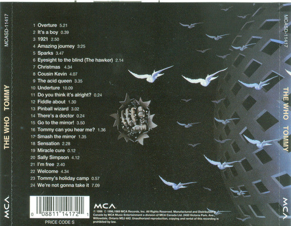 The Who : Tommy (CD, Album, RE, RM)